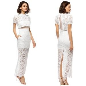 Self-Portrait Marcela Guipure Lace Bridal Gown Size 2